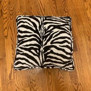 Zebra Pillow